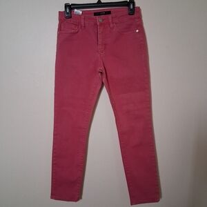 Joe's Jeans Bright Pink Straight Ankle Skinny Jeans Women’s 27 Pants